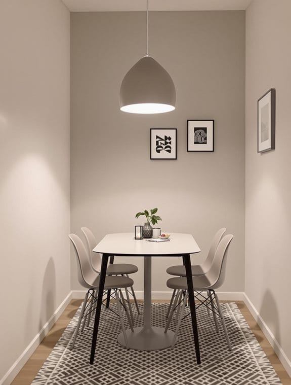 apartment dining room decor