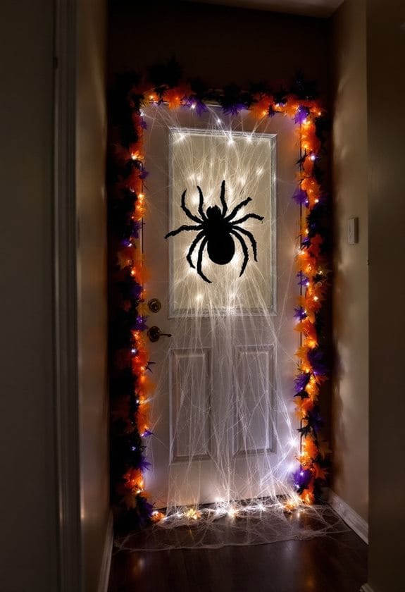 apartment door halloween decor
