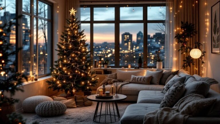 effortless holiday apartment decor