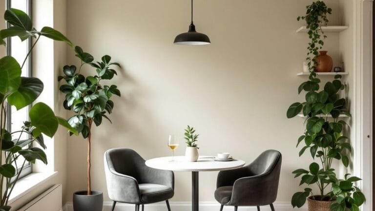 elevate small space dining