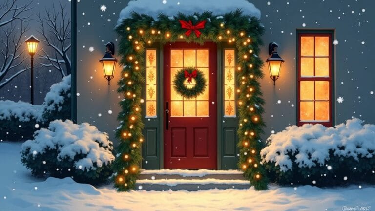 magical christmas door decorations