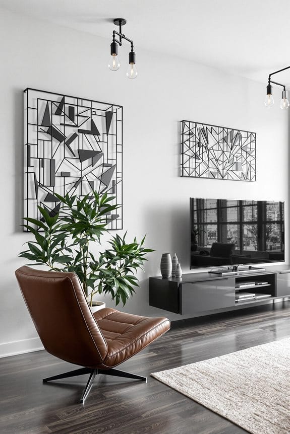 masculine style apartment decor