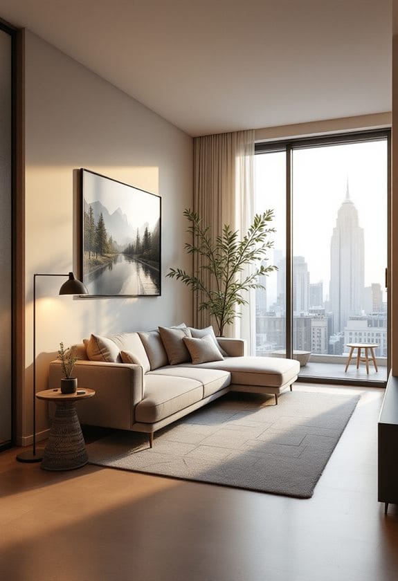 modern small apartment decor
