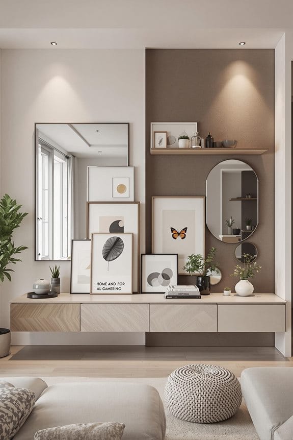 selecting apartment wall art