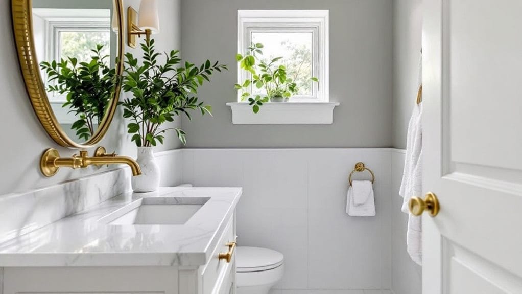 small bathroom decor tips