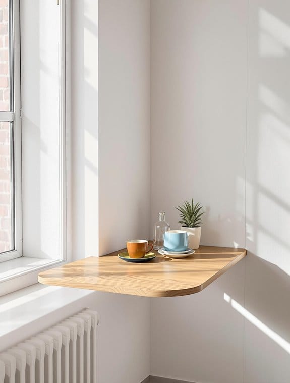 space saving folding dining solution