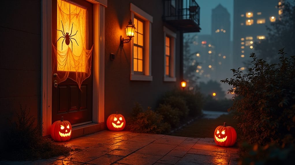 spook tacular halloween door decor