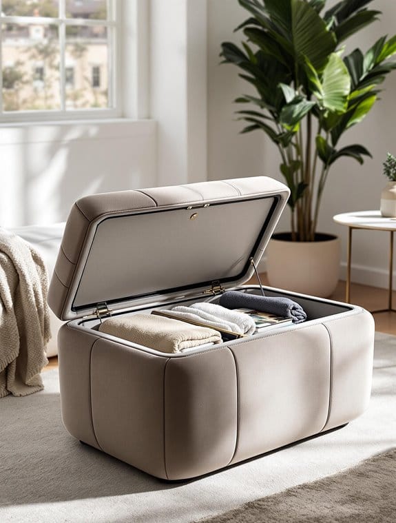 storage ottoman furniture piece
