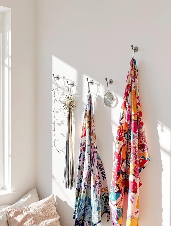 stylish magnetic hook decor