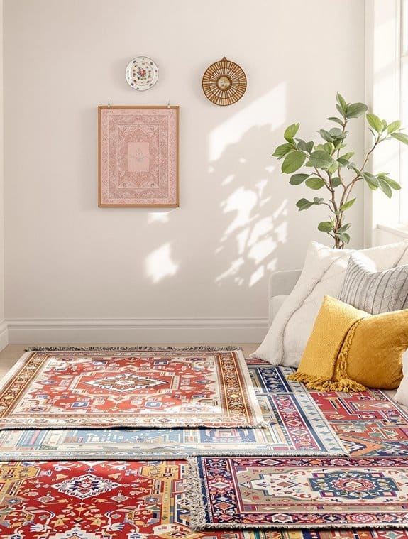 stylish rug layering techniques
